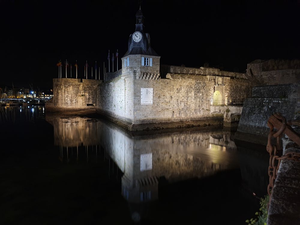 Citadelle de Concarneau de nuit